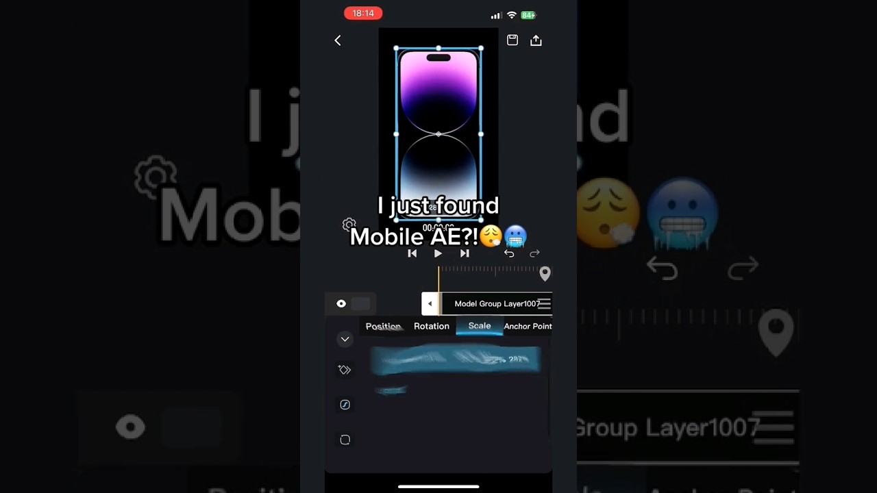 I FOUND AE IN MOBILE #aftereffects #aftereffectsedit