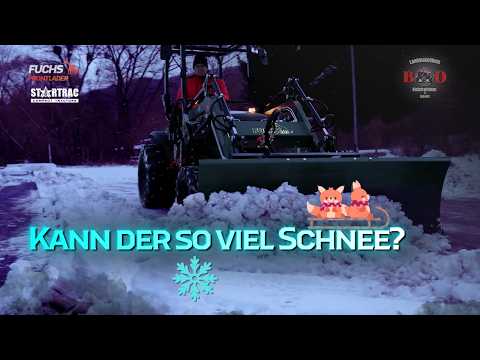 StarTrac 26 in action in the snow & our new excavator