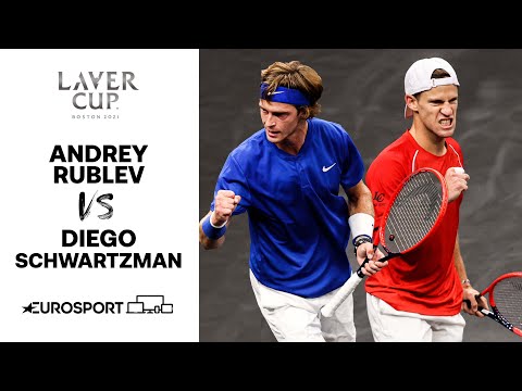 Rublev v Schwartzman | 2021 Laver Cup - Highlights | Tennis | Eurosport