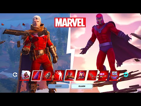 Magneto Skin Set All Quest REWARDS & GAMEPLAY Fortnite!