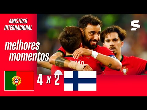 Gols e lances de Portugal x Finlandia