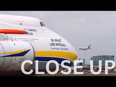 Antonov An 124 100 AT LAX | CLOSE UP ACTION