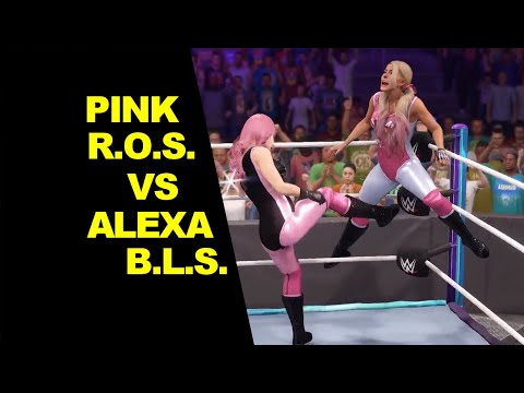 WWE 2K22 Pink R.O.S. vs Alexa B.L.S. - Supermatch