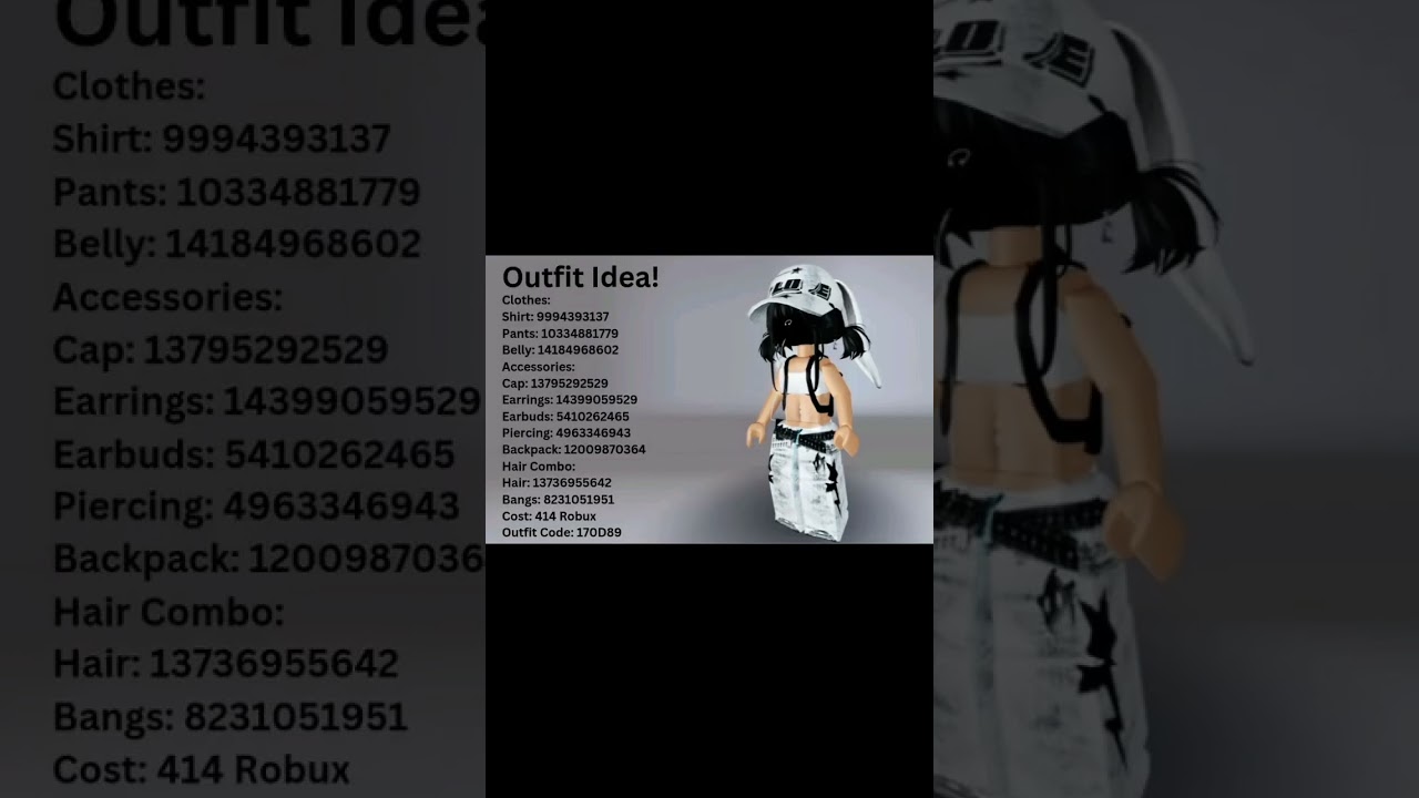y2k outfits codes for Brookhaven #remix #dance #roblox