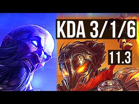 RYZE vs VIKTOR (MID) | Rank 3 Ryze, 3/1/6 | KR Challenger | v11.3