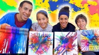 Melted Crayon Art!