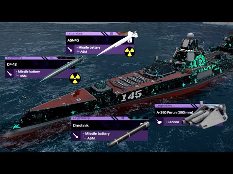 RF Kronshtadt - ASN4G and DF-12 missile Best 👍 Combination this Ship in Modern Warships 