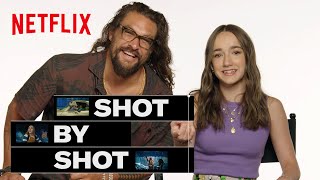 Jason Momoa & Marlow Barkley Break Down the Garbage Truck Chase Scene | Shot By Shot | Netflix video