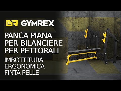 Video - Panca piana per bilanciere per pettorali