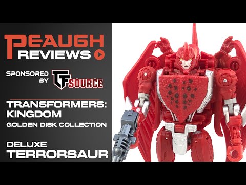 Video Review: Transformers Kingdom - Golden Disk Collection Deluxe TERRORSAUR