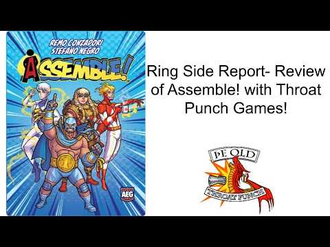 Ring Side Report-Board Game Review of Assemble!