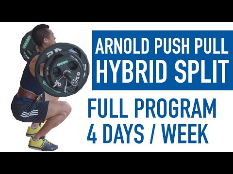 Push Pull X Arnold Split 4 Day Hypertrophy Program Explained