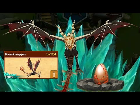 Brute Boneknapper max level 124 titan mode//Dragons rise of Berk