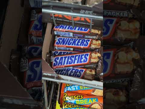 Snickers 1.25 oz. 52.87 g. Snickers satisfies chocolate caramel cake