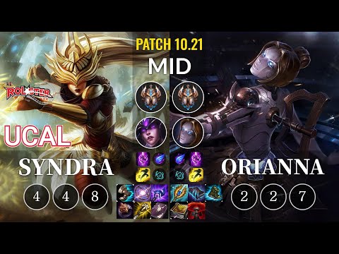 KT Ucal Syndra vs Orianna Mid - KR Patch 10.21