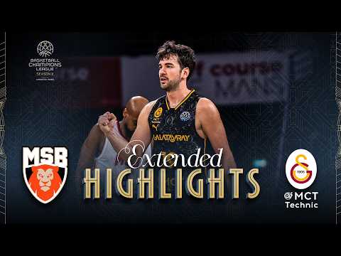 Le Mans Sarthe Basket v Galatasaray MCT Technic | Round of 16 | Highlights | #BasketballCL 2025-26