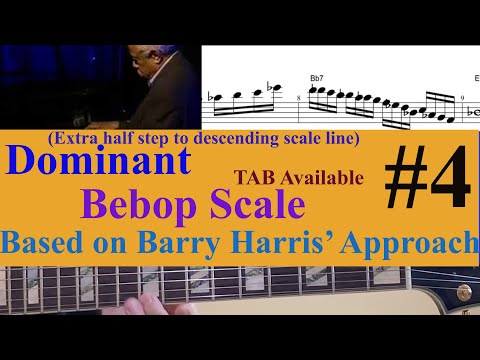 [#4] Dominant Bebop Scale Based on Barry Harris' Approach