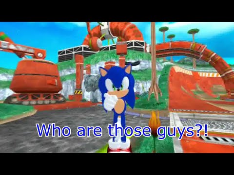 Sailor Peace, D. Alex, Cals, & Justin Save Legendary Sonic from Scourge and Rosy!! - VRChat