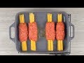 Spaghetti Noodles Wrapped In Ground Beef