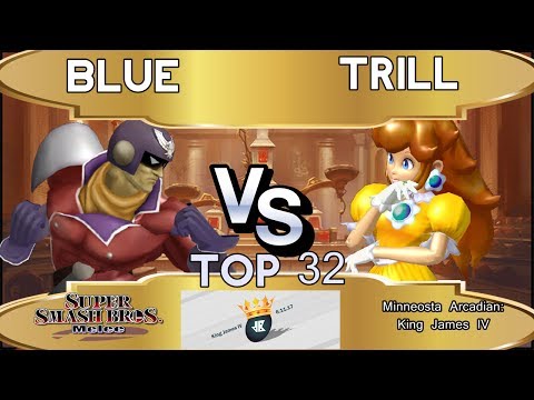 [Melee Singles WR2] Trill(Daisy) vs Blue(Falcon) [DownB_ June Arcadian]