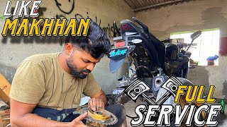 Cbr250 Full #service | बाईक को मक्खन बनादीया🫠| At Rides #bikeservicing #cbr250r #bike #bikelife