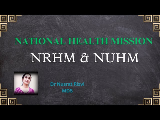 Understanding the National Health Mission: A Comprehensive Overview ...