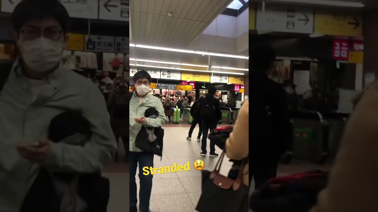 Jr line strAnded japan train #pinoyinjapan #japanvlog