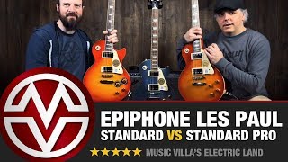 Video thumbnail for Epiphone Les Paul Standard vs Standard Pro - What's the Difference? by Music Villa