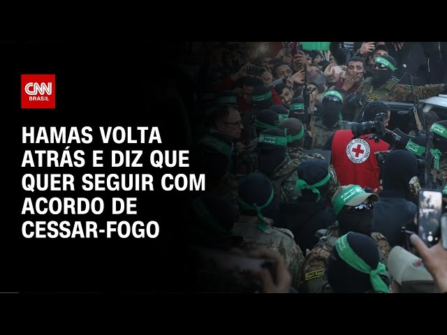 Hamas volta atrás e diz que quer seguir com acordo de cessar-fogo | LIVE CNN