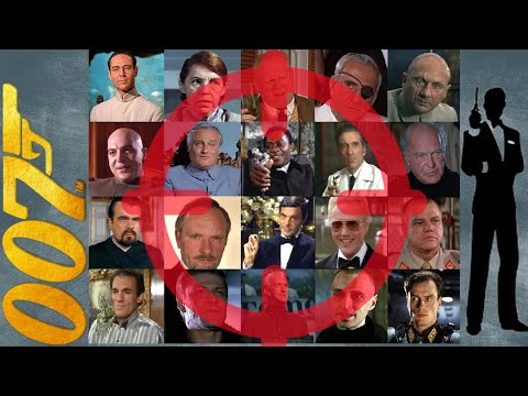 Every Major James Bond Villain and Henchman Death (1962 - 2021) [HD]