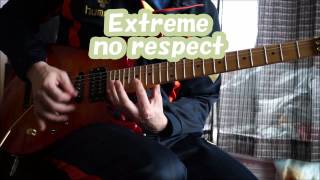 Extreme - no respect - solo cover