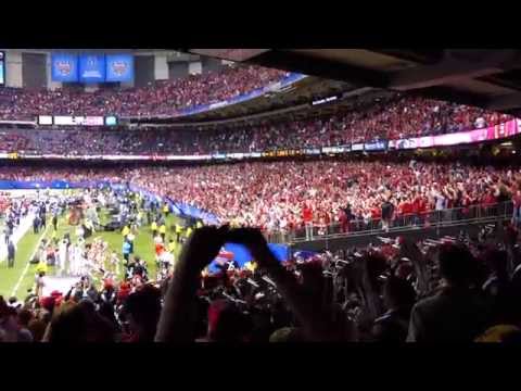 OSUMB 01 01 2015 Final Play of the game then Sloopy Swag Fight the Team Carmen Ohio at Sugar Bowl
