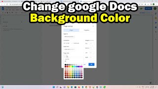 How to Change Document Background Color in Google Docs - 2024