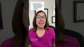Can hyperthyroidism be treated without surgery?: Medical Surgical