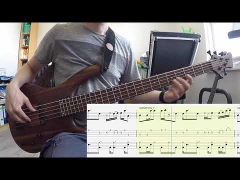 GrooveCell - Bass & Drum Grooves - progressive_0011 (Video + Score) - 102 bpm - 13/8