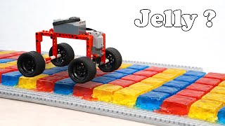 Testing LEGO Car vs Jelly Road Challenge  Smart Lego