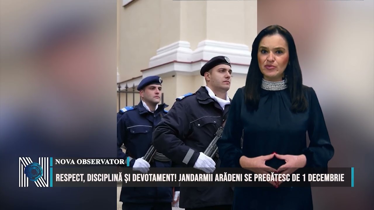 Respect, disciplină și devotament! Jandarmii arădeni se pregătesc de 1 Decembrie