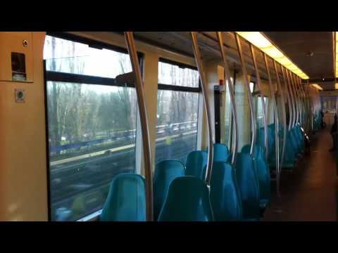 RET Metro Rit Slinge - Rhoon Lijn D in Rotterdam