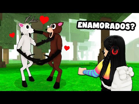 EL Ciervo se ENAMORA 😱 en 99 noches en el bosque roblox | paolazgames