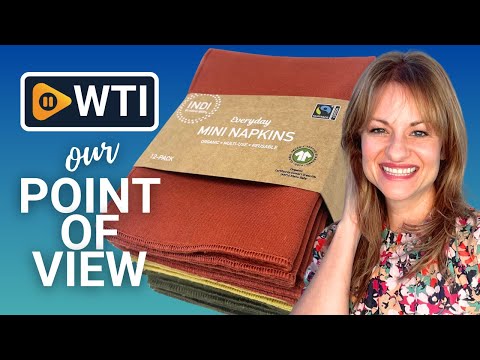 Indi by Kishu Baby - Organic Cloth Napkins 12 Pack - Mini Size 12.5 x 9.5 Inches - Assorted Earthy Colors - WTI product video review
