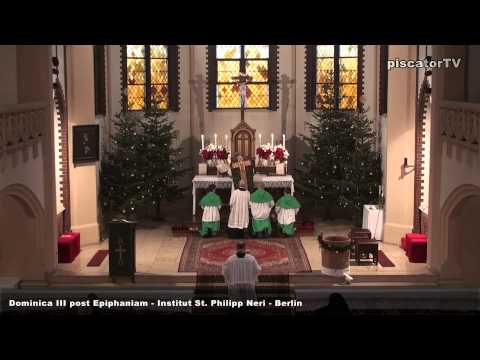 Dominica III post Epiphaniam 14 Agnus Dei - Traditional Latin Mass