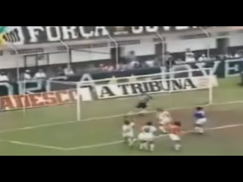 Santos 1 x 0 Paraná - 30/10/1994 - Primeiro gol oficial de Giovanni
