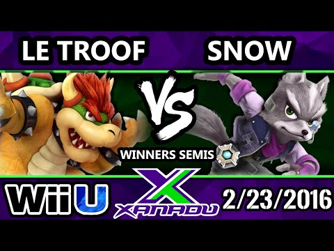S@X 138 - INc | Snow (Corrin/Fox) Vs. Le Troof (Bowser) SSB4 Winners Semis - Smash Wii U - Smash 4