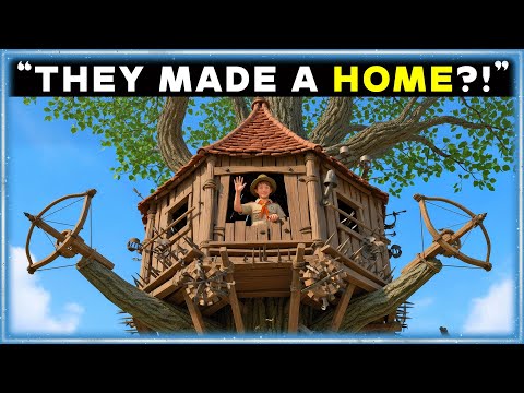 Alien Students Panic in Forest Survival Test as Humans Built a Treehouse in 3 Hours