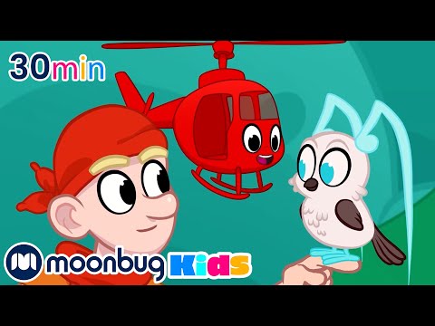 Morphle robs a Bank! | Morphle | Cars, Trucks & Vehicles Cartoon | Moonbug Kids
