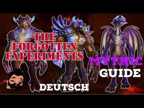 THE FORGOTTEN EXPERIMENTS MYTHIC GUIDE Deutsch | Doctorio