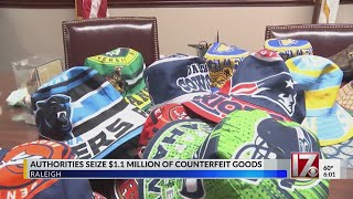 North Carolina authorities seize $1.1 million of counterfeit goods