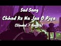 Chhod Ke Na Jao Piya ️‍ Slowed Reverb Alka Yagnik Maa Tujhe Salaam Slowedandreverb