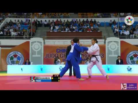 Judo 2013 Grand Prix Ulaanbaatar: Adiyasambuu (MGL) - Park (KOR) [-52kg] final