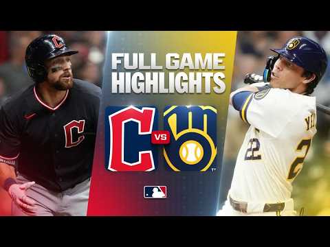밀워키 VS 클리블랜드 9:4 MLB 하이라이트